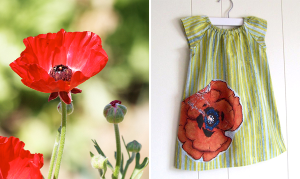 red poppies